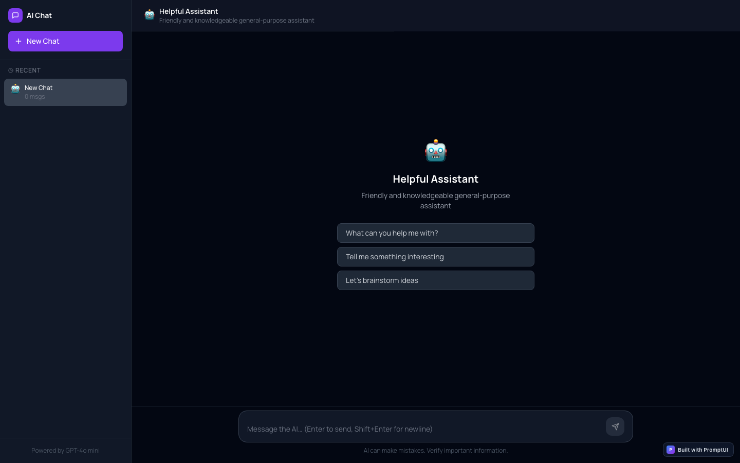 ai-chatbot preview