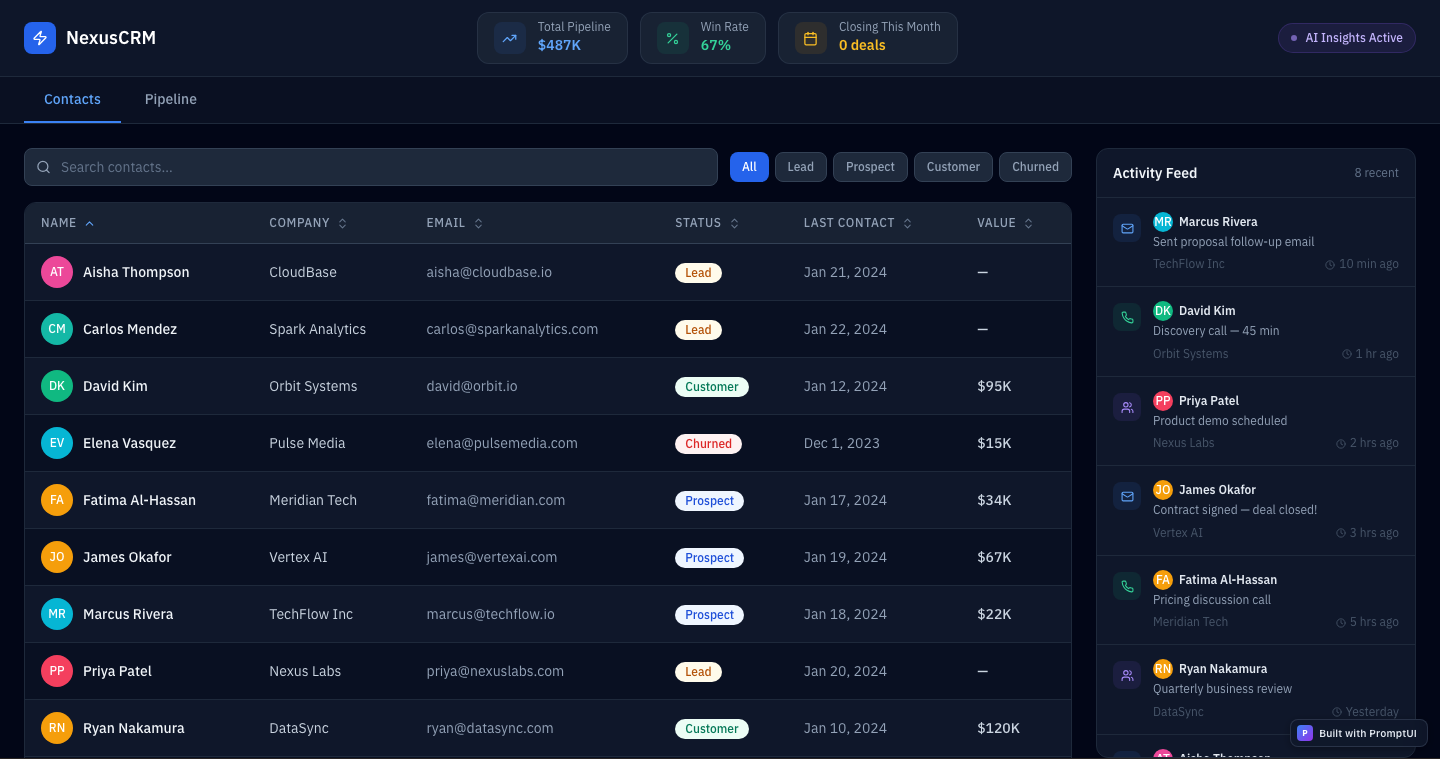ai-crm preview