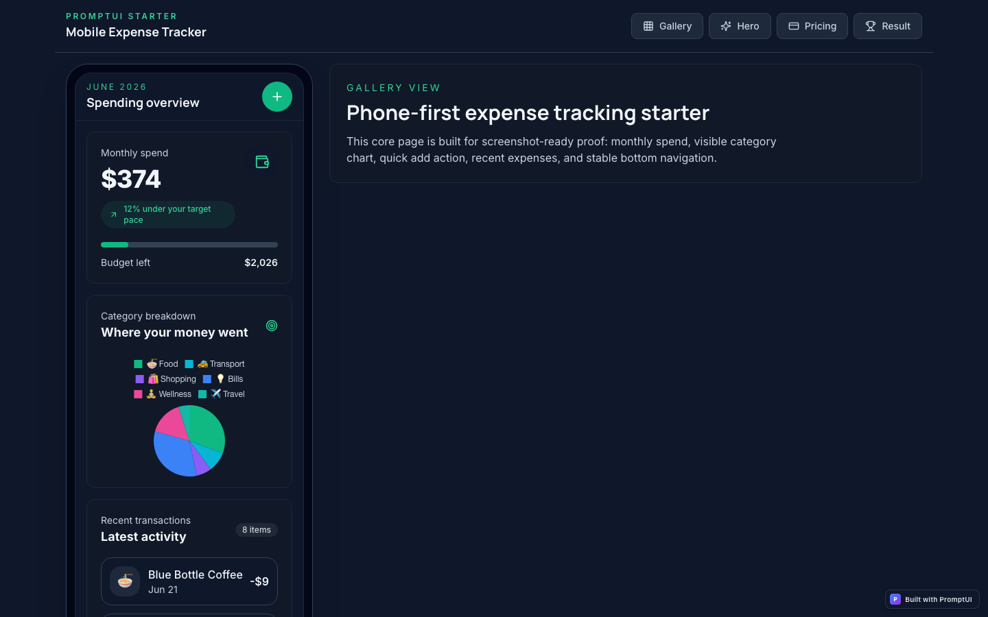mobile-expense-tracker preview