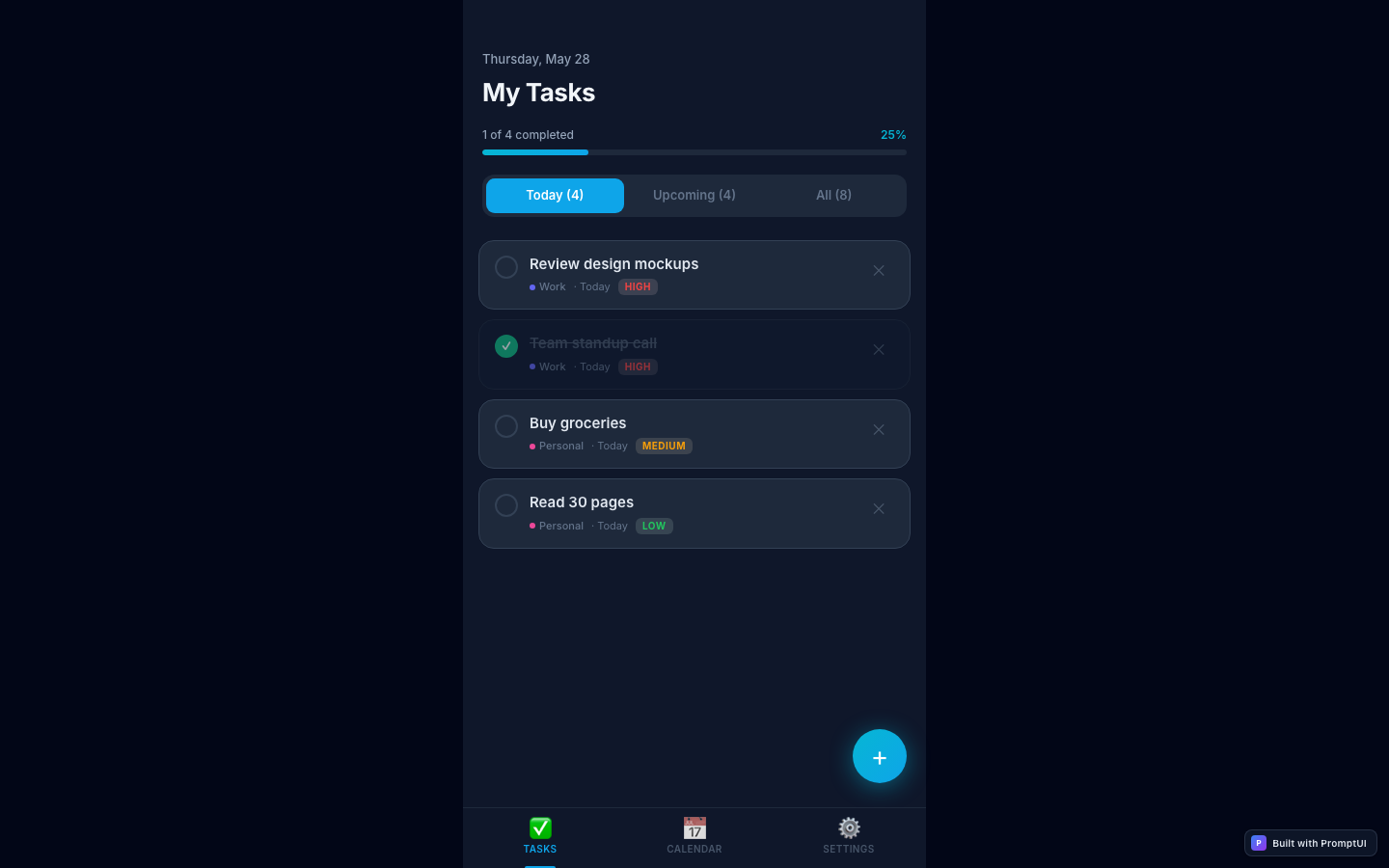 mobile-task-app preview