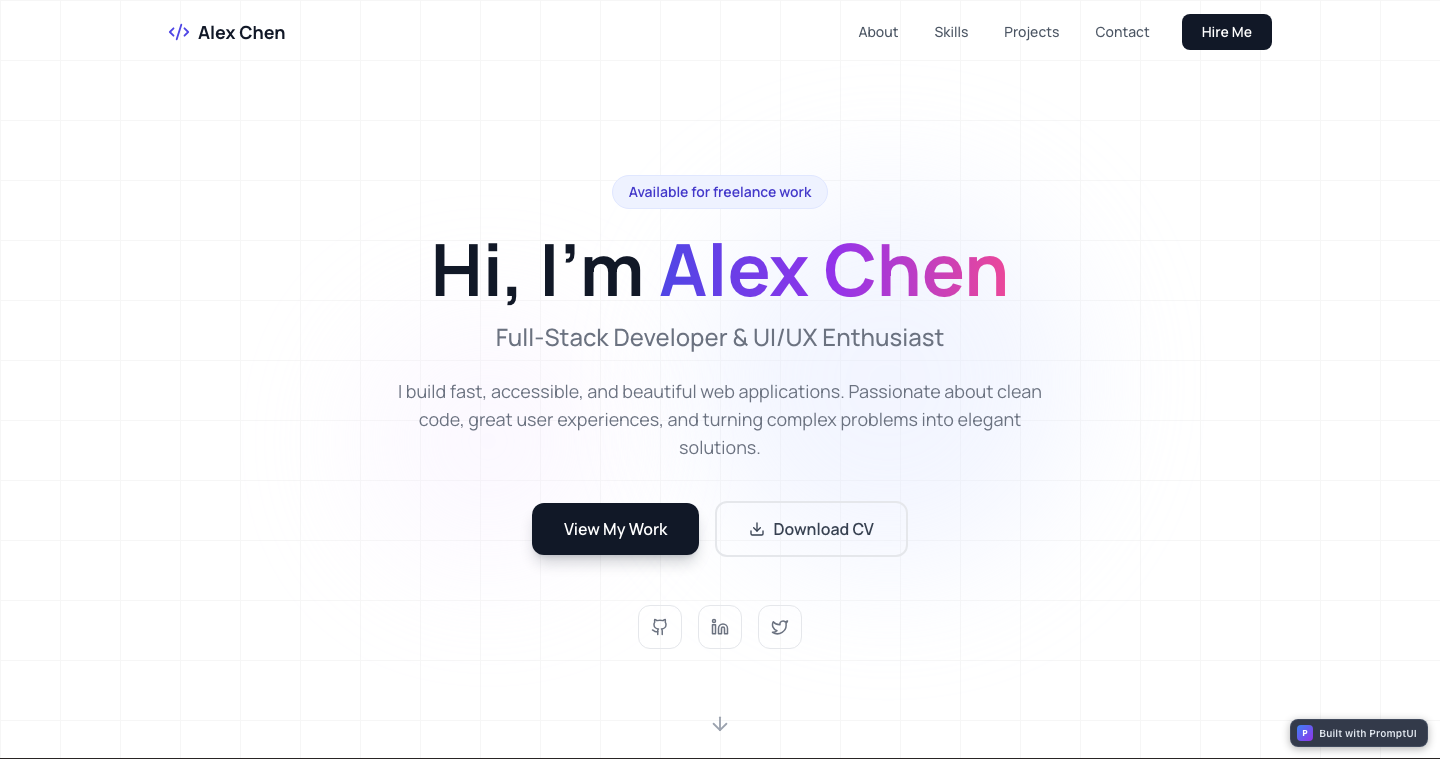 portfolio preview