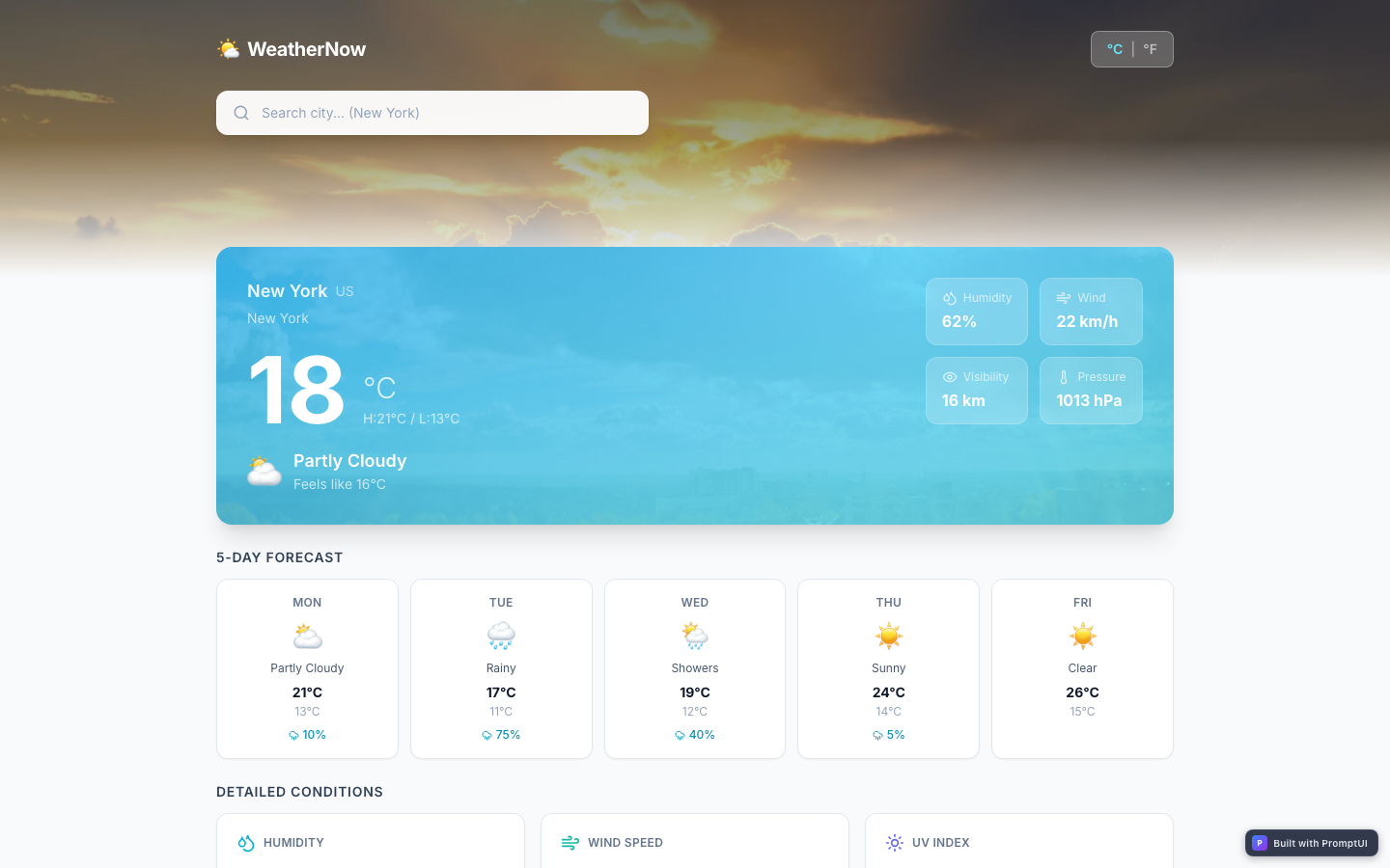weather-dashboard preview